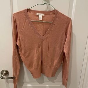 H&M pink crop top small